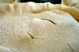 Perfect pie crust, light and flaky. It even has sprinkles!